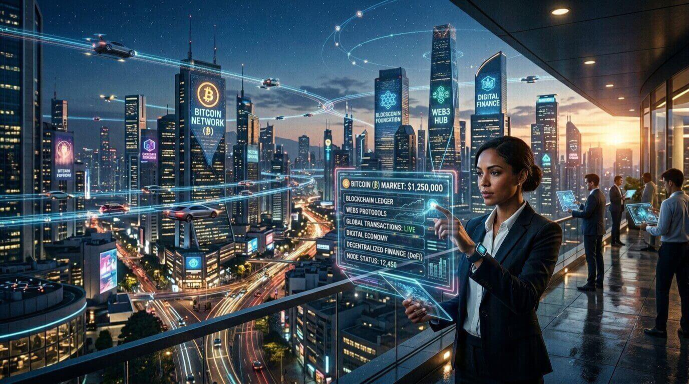 Bitcoin e o futuro das finanças digitais baseadas em blockchain.