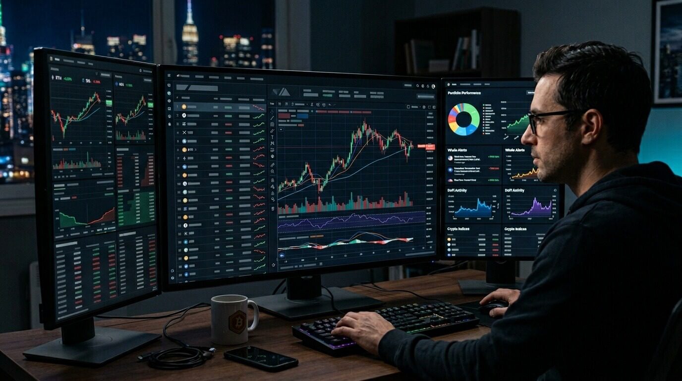 CoinMarketCap como plataforma de seguimiento del mercado de criptomonedas.