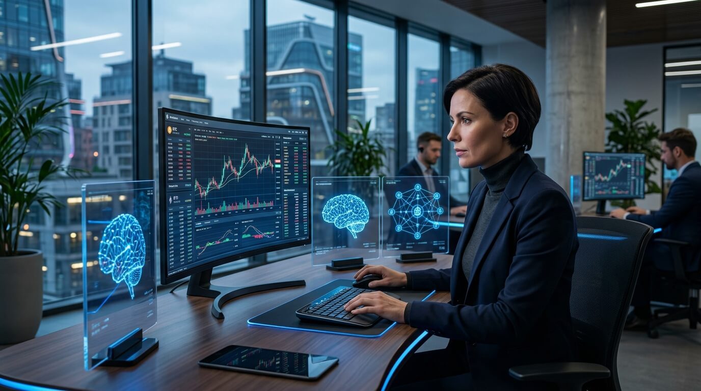 Como investir em criptomoedas em 2026 utilizando blockchain, inteligência artificial e ativos digitais.