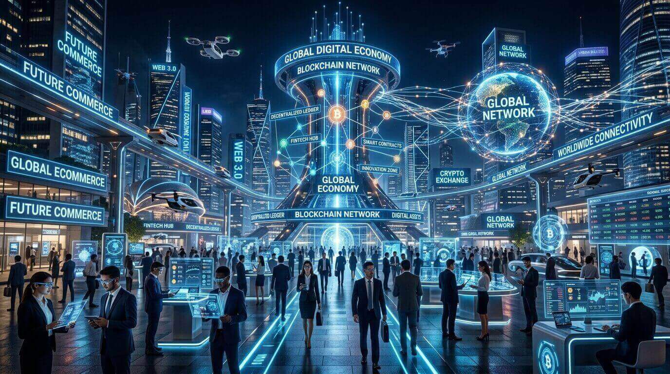 O futuro da blockchain e da economia digital.
