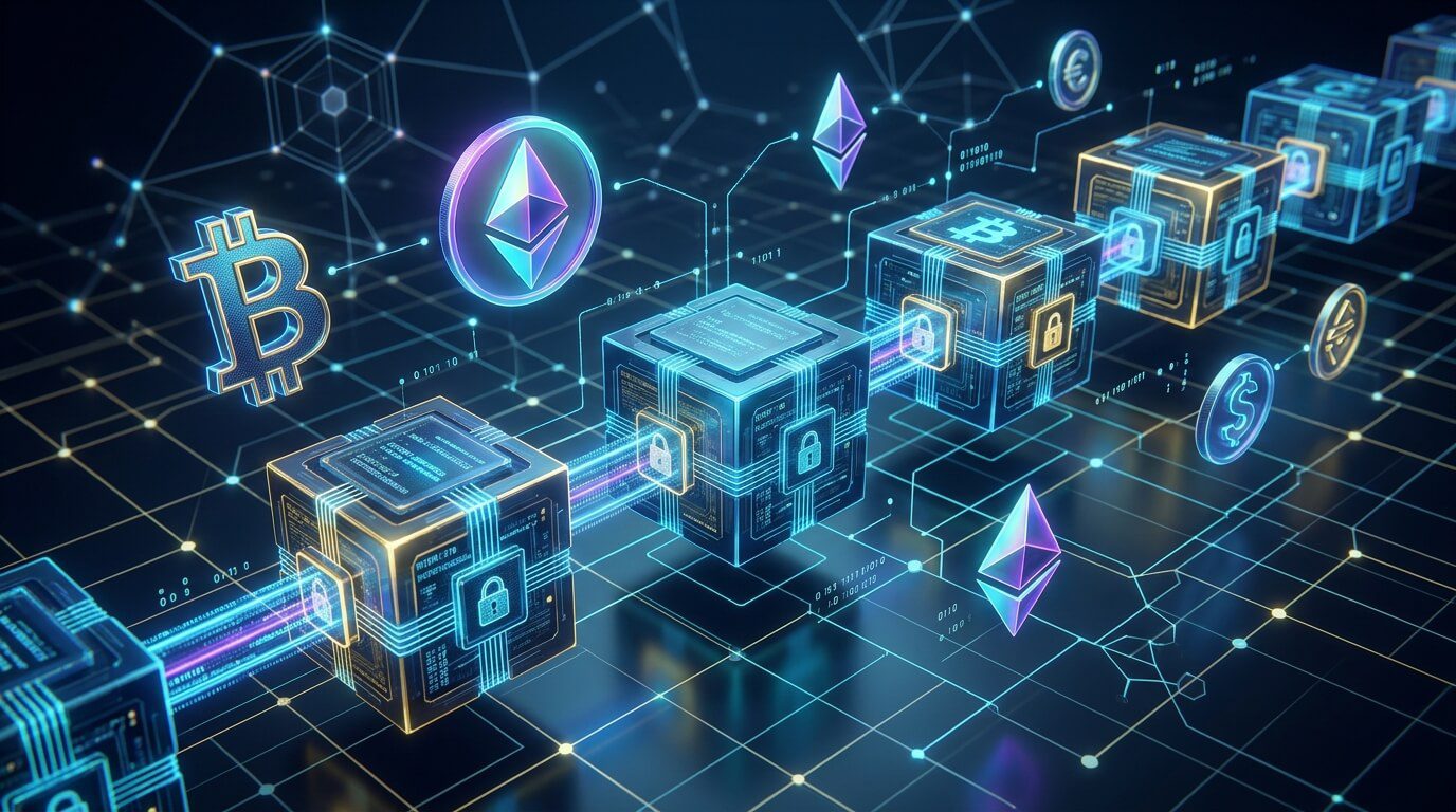 O que são criptomoedas e como a tecnologia blockchain permite transações digitais seguras.