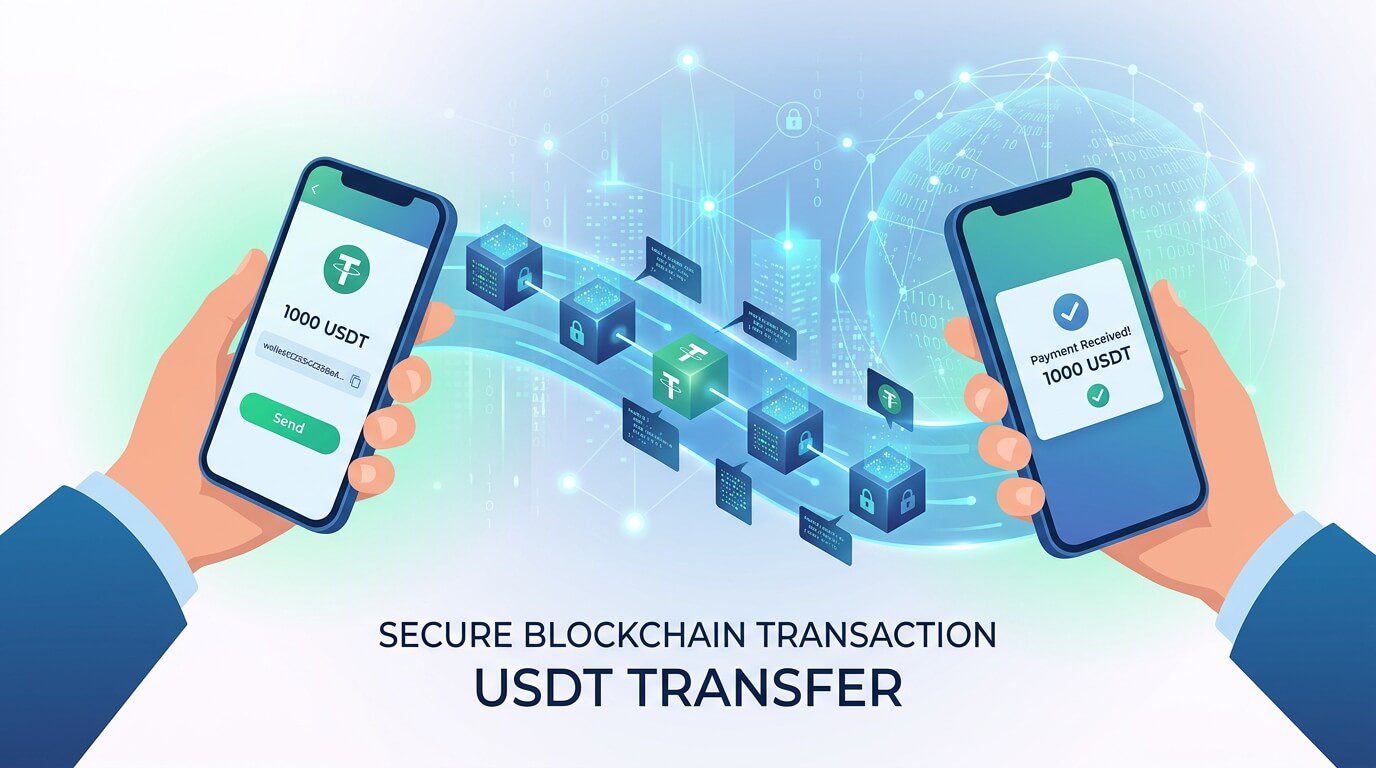 Transferencia de criptomonedas hacia una plataforma digital.