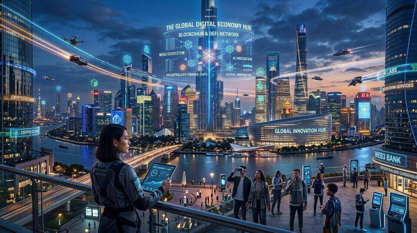 El futuro de la blockchain y la economía digital global.