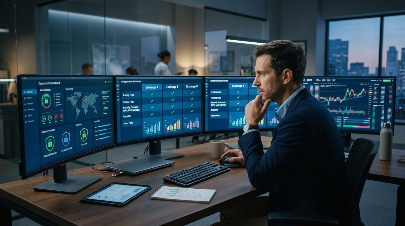 Como escolher uma corretora de criptomoedas com foco em segurança, transparência e tecnologia.