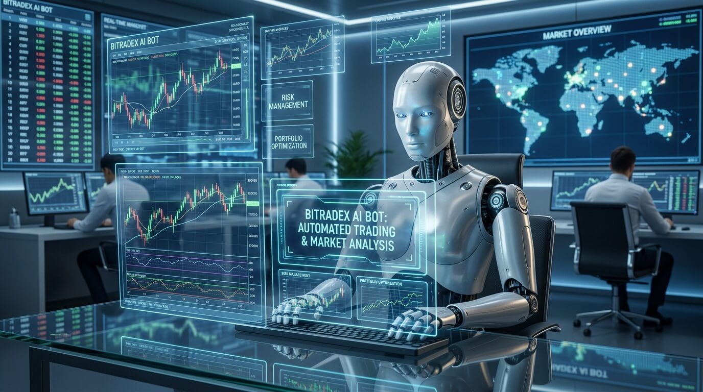 Representação de inteligência artificial utilizada em automação financeira.